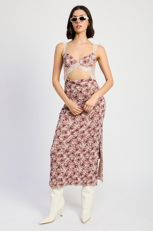 The Dahlia Lace Midi Dress Ivory Marie The Dahlia Lace Midi Dress Ivory Marie