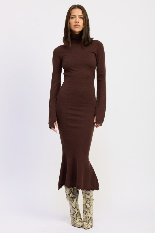 long sleeve mini dress night out Silvia Tcherassi Imelda Night Blue Long Sleeve Mini Dress
