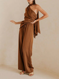 The Carmella One Shoulder Two Piece Set